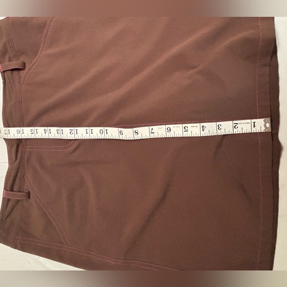 Annika Cutter & Buck Brown Golf Skort -with interior shorts Size 6 Like New - Picture 7 of 10